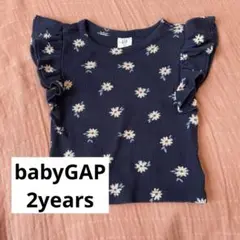 【GAP】フラワープリントTシャツ(70cm)
