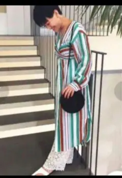 マカフィー ロングシャツ　ワンピース　ラミー