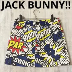 JACK BUNNYマンガ吹き出し　ゴルフウェア　スカート　キュロット パンツ