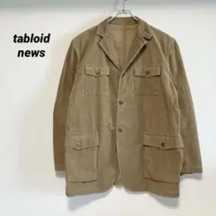 タブロイドニュース　ミリタリージャケット　コーデュロイ　L