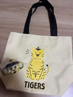 阪神タイガース　ぬいぐるみパッチンバンド&トートバッグ