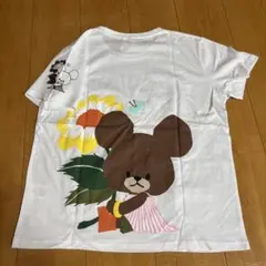 くまのがっこう ジャッキー　キャラクターTシャツ　ゆったりサイズ