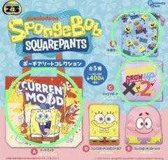 スポンジボブ CURRENT MOOD トートバッグ4個せセット