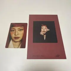 Jennie ジェニ　Ruby Vinyl 限定トレカ　限定ポストカード
