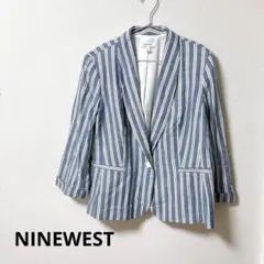 NINE WEST ナインウェスト 【16】ストライプ テーラードジャケット