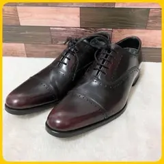 極美品 REGAL ストレートチップ 革靴 ビジネス シューズ 24.5cm 茶
