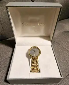 Christian Dior 　クリスチャン・ディオール　ゴールド 八角形 時計
