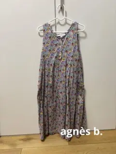 agnès b. 花柄ノースリーブワンピース 10 ans