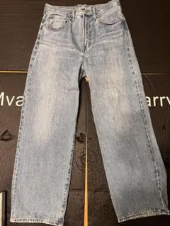 淡いブルーストレートデニムパンツ29inch