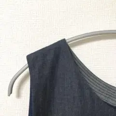 パラスパレス インディゴ ムラ糸 ダンガリー ワンピース
