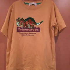 未使用　small world　ジュラシック　Tシャツ　スパンコール　130