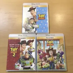 トイ・ストーリー1～3 セット Blu-ray & ケースMovieNEX