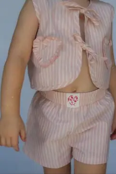Dear mya Mya love set ストライプ セットアップ 海外