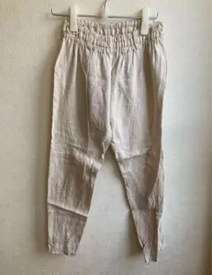 石徹白洋品店 たつけ　ベージュ　農業　ナチュラルズボン　パンツ　畑仕事