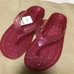 kahiko アロハウェーブ　ラメサンダル　タグ付き未使用品