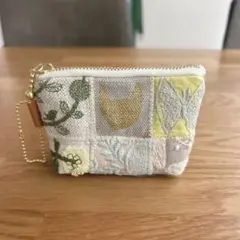 ミナペルホネン　ミニミニポーチ　レア　ハンドメイド