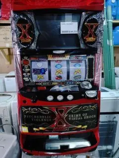 スロット実機(家庭用電源対応済・コイン不要機付)　XJAPAN強行突破！ パチスロ実機 XJAPAN 強行突破 家庭用電源