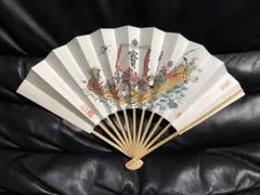 扇子 27.5cm 宝船 七福神 御飾り扇 飾舞扇 舞扇子 舞踊 着物 祝儀
