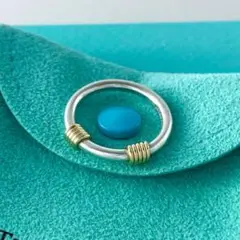 ティファニー バンドウィズ コイル リング 750 925 コンビ S87fe ティファニー バンドウィズ コイル リング 750 925 コンビ S87fe