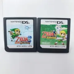DS ゼルダの伝説 大地の汽笛 夢幻の砂時計 2本セット ZELDA