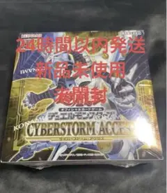遊戯王　新品　未開封　サイバーストームアクセス　ボックス