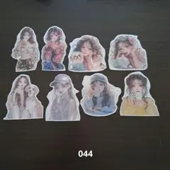 コラージュ素材　女の子イラスト　 ダイカットセット