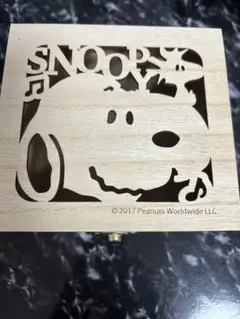 スヌーピー 木製小物入れ オリジナルボックス