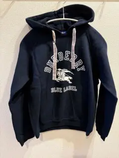 BURBERRY BLUE LABEL ネイビー パーカー Mサイズ　バーバリー