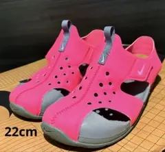 Nike サンダル 22cm サンレイ　プロテクト　ピンク　ビーサン