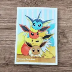 新品未使用　ポケカ　デッキシールド　くっつきなかよしイーブイたち