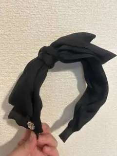 サテンリボンBLカチューシャ