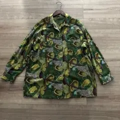 昭和レトロ古着 80s～ ブラウス オールド ヴィンテージ 長袖シャツ
