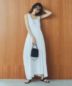 新品未使用⭐︎ペタルリブドッキングワンピース