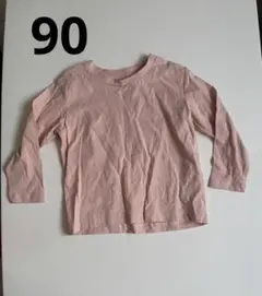 ピンク 長袖Tシャツ サイズ不明