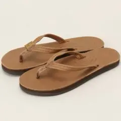 【最終値下げ】レインボーサンダル　Narrow Strap Sサイズ　キャメル