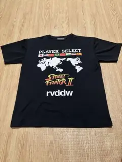 rvddw/ストリートファイターTシャツ/ブラック
