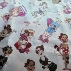 ローラライ水着マダムキャラクターコットン生地