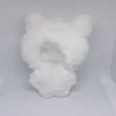 ぬい服 着ぐるみ ねこ ちびぐるみ にじぱぺっと 10cm 白 装飾無し