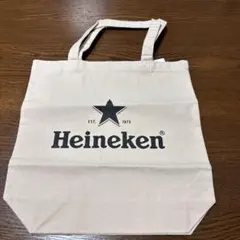 Heineken トートバッグ ベージュ キャンバス