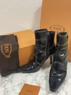 美品 TOD'S トッズ ショート ブーツ 23.5