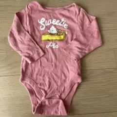 OLD NAVY 80 ロンパース　カバーオール　ピンク