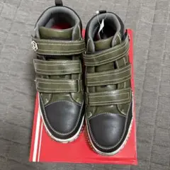 EDWIN ワークシューズ カーキ クロ メンズ