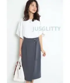ジャスグリッティー 定価26,400円 ウォッシャブル ブラウス スカートセット
