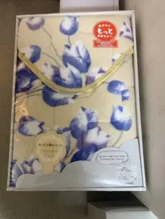 フリース敷きパッド シングルサイズ 花柄