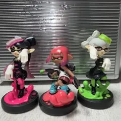 専用 amiibo 3体セット 初期化済 ネオンピンク ホタル アオリ