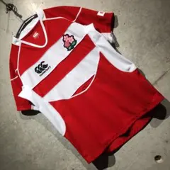 希少CANTERBURY ラグビー日本代表1stレプリカシャツ2014モデル桜