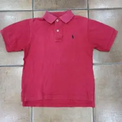 US製　ポロ　ラルフローレン　サイズ5　赤ポロシャツ polo　5歳前後