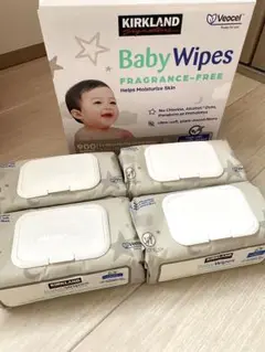 コストコ　KIRKLAND Baby Wipes 4個