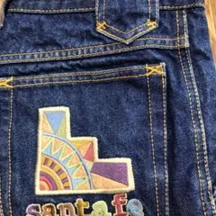 メンズジンズ。サンタフェ。刺繍系ポリエステル100%生地良好。