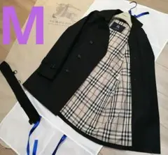 本物上質 トレンチコート ブラック バーバリーロンドン BURBERRY